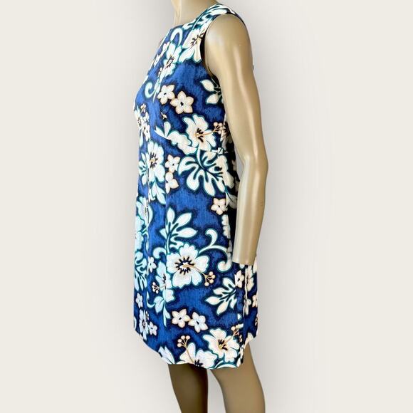 Hilo Hattie Vintage Hawaiian Original USA Sheath Dress Sleeveless Size 12 Floral - Picture 3 of 16